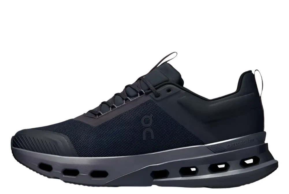 ON Running Cloudnova X Black Eclipse Modern Ease Commuter Style