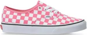 Vans Authentic Checkerboard Pink Lemonade Textured Surface