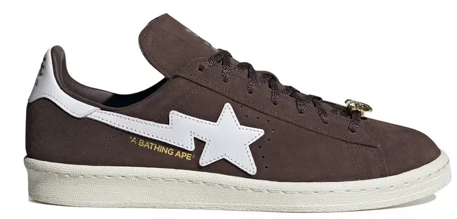 adidas Campus 80s Bape 30th Anniversary Brown Work Travel Move Smart