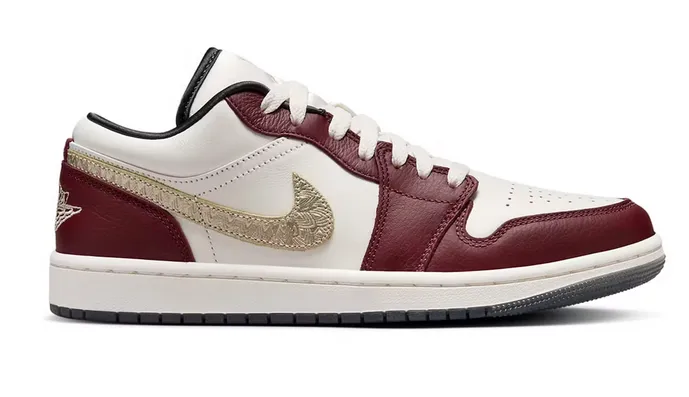 Pull   Tab EVA sole Jordan 1 Retro Low OG Year of the Dragon (2024) Metallic Gold Grain (W)