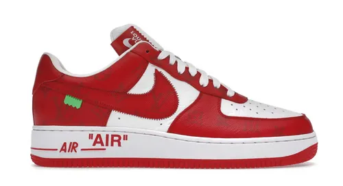 Agile Movement Louis Vuitton Nike Air Force 1 Low By Virgil Abloh White Red