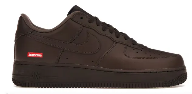 Nike Air Force 1 Low Supreme Baroque Brown Quick Dry Fabric