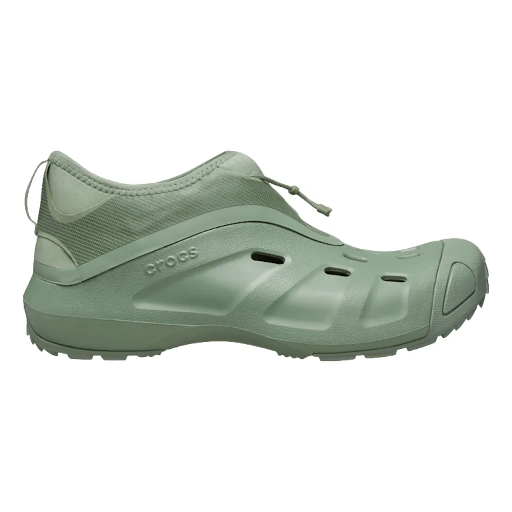 CROCS SATISFY RUNNING X CROC QUICK TRAIL-MOSS Field Hike