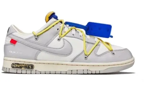 Mid   Top Style Enhanced Flex Zones Nike Dunk Low Off-White Lot 27
