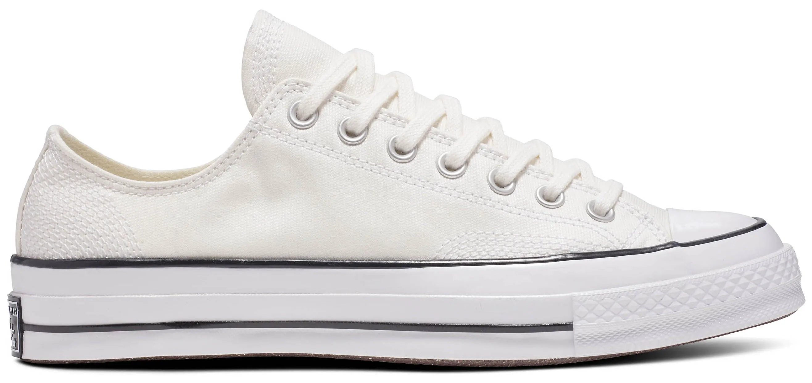 Converse Chuck Taylor All Star 70s Low Top Multi-Stitch Cotton Egret/White/Vintage White Tree Run