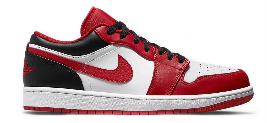 Secure Style Foot Freedom Air Jordan 1 Low Reverse Black Toe Bulls