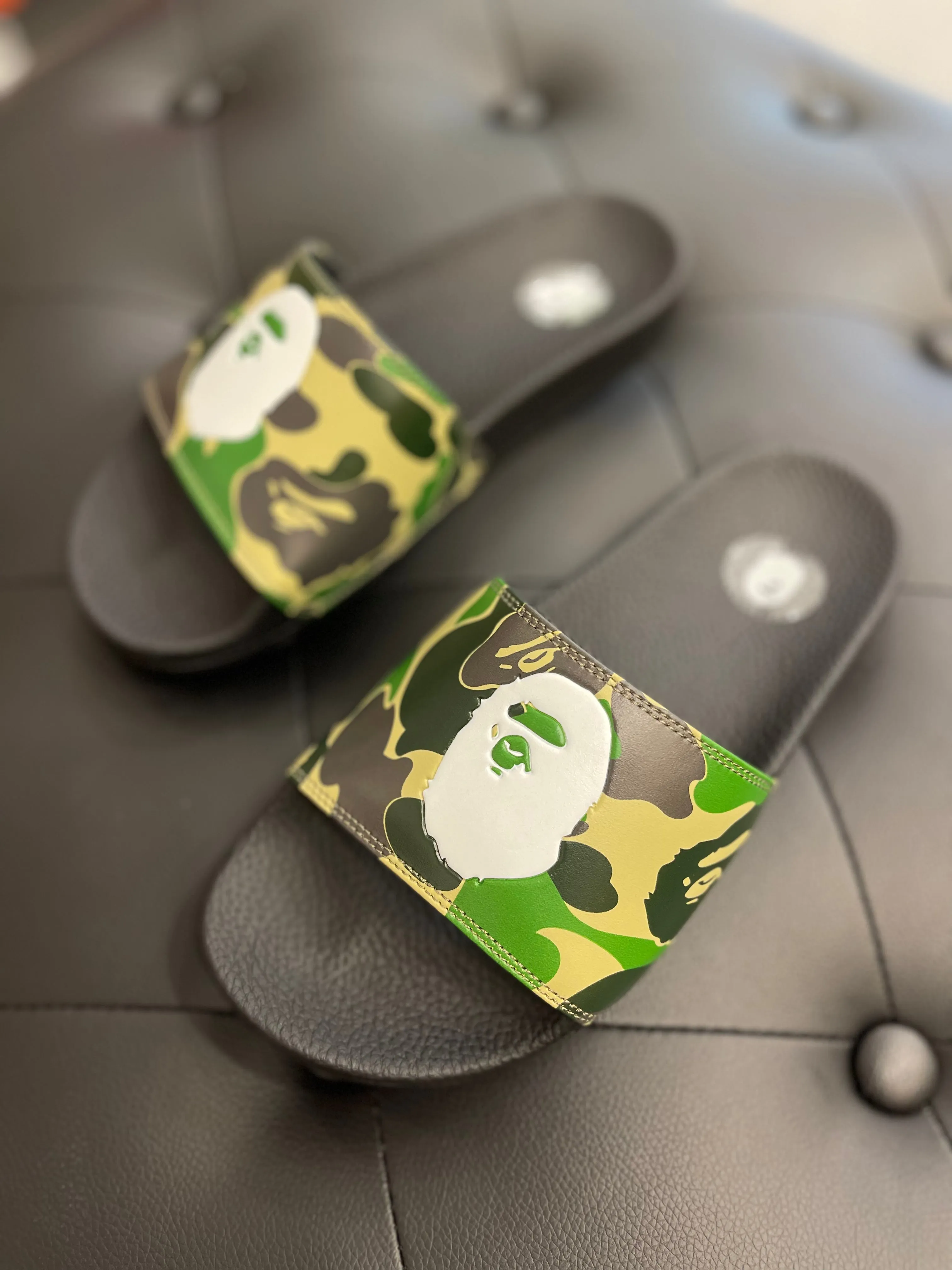 Impact Resistant Chassis Daily Use Bape College Slides Camo
