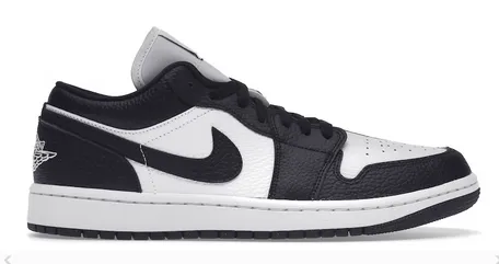 Jordan 1 Low SE Homage Split White Black (W) Ultra Breathable Upper Weatherproof Footwear