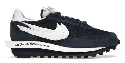Nike LD Waffle SF sacai Fragment Blue Void Elastic Goring System