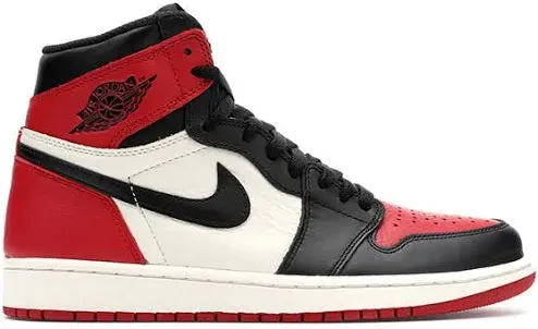 Blown Rubber Outsole Jordan 1 Retro High Bred Toe