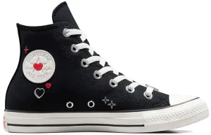 Adaptive Fit Technology Converse Womens Chuck Taylor All Star Hi Top Black/Vintage White