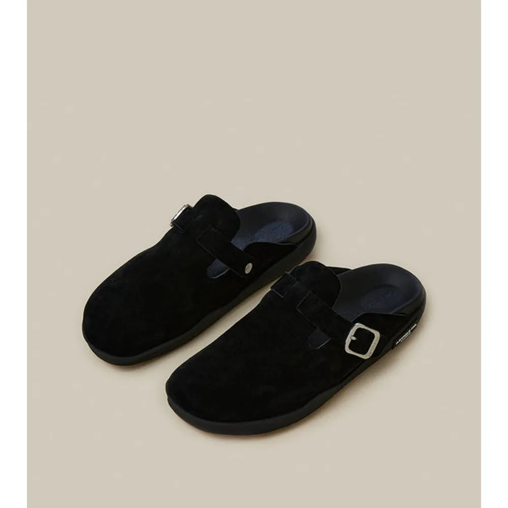 ARTICLE NO. VAGABOND LEATHER BLACK DRIFT CLOGS-BLACK QuickDry