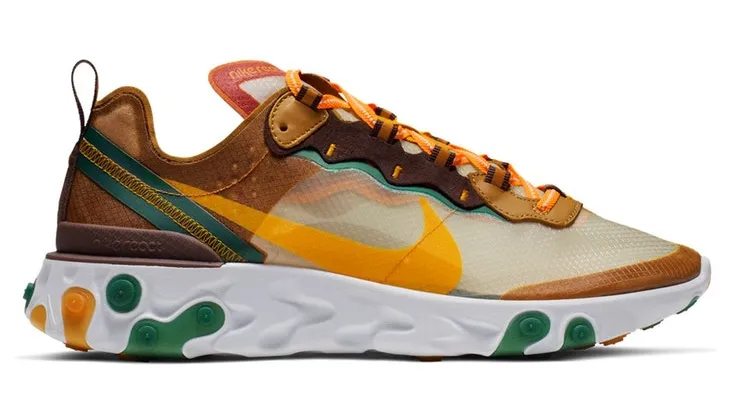 React Element 87 Orange Peel Ultra-soft fit Training companion