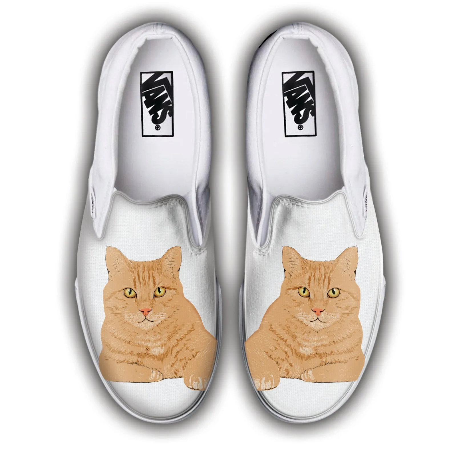 Baggins Original Slip-On Orange Tabby Cat Comfort Step On