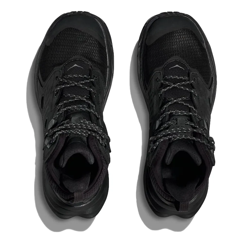 HOKA ONE ONE W ANACAPA 2 MID GTX-BLACK/BLACK Smooth Flex