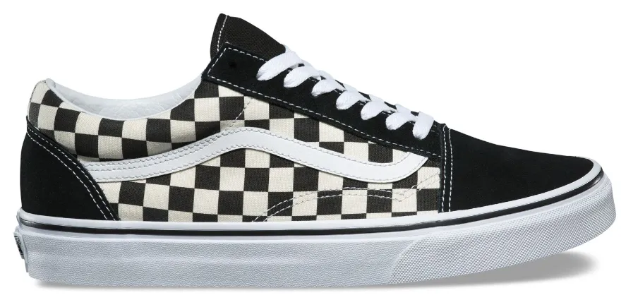 Vans Old Skool (Primary Check) Black/White Comfortable Fitment