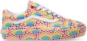Minimal Style Vans Old Skool Platform Pride Multi