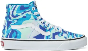 Vans Sk8-Hi Tapered Bright Vibrations Blue/True White Molded Insole