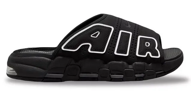 Nike Air More Uptempo Slide OG Black White Work Walk