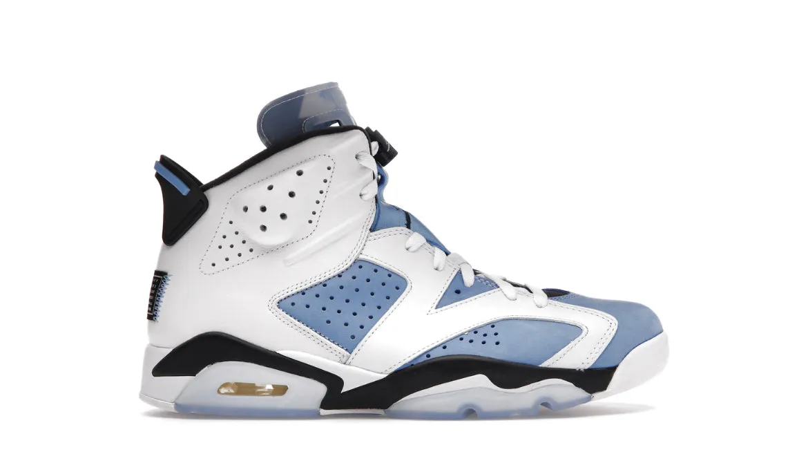 Jordan 6 Retro UNC White High Rebound Formula
