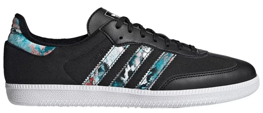 Shock Diffusion Technology Odor Control Lining adidas Samba Tie Dye Black