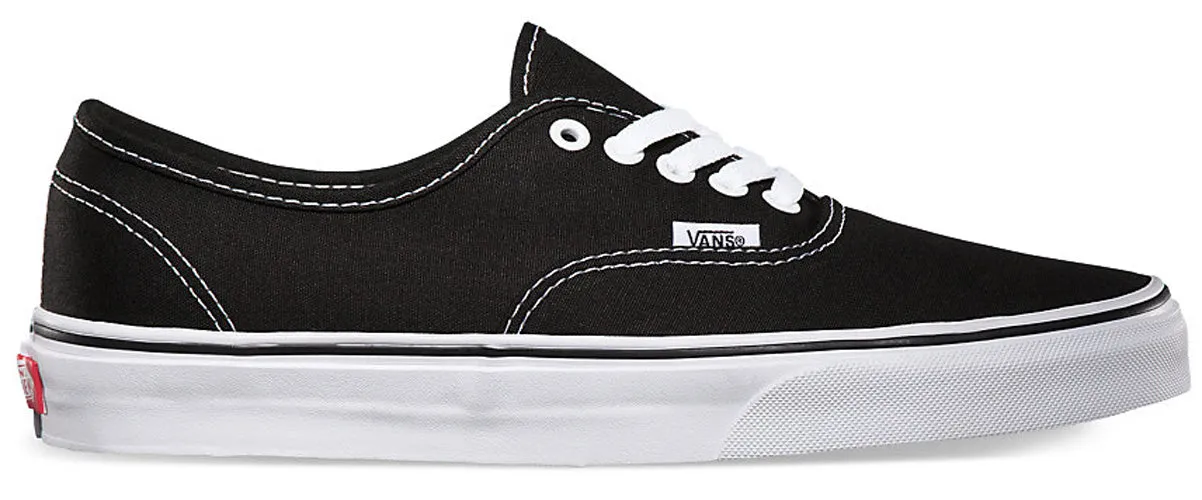Vans Authentic Black All Action Ready Ventilated Sides