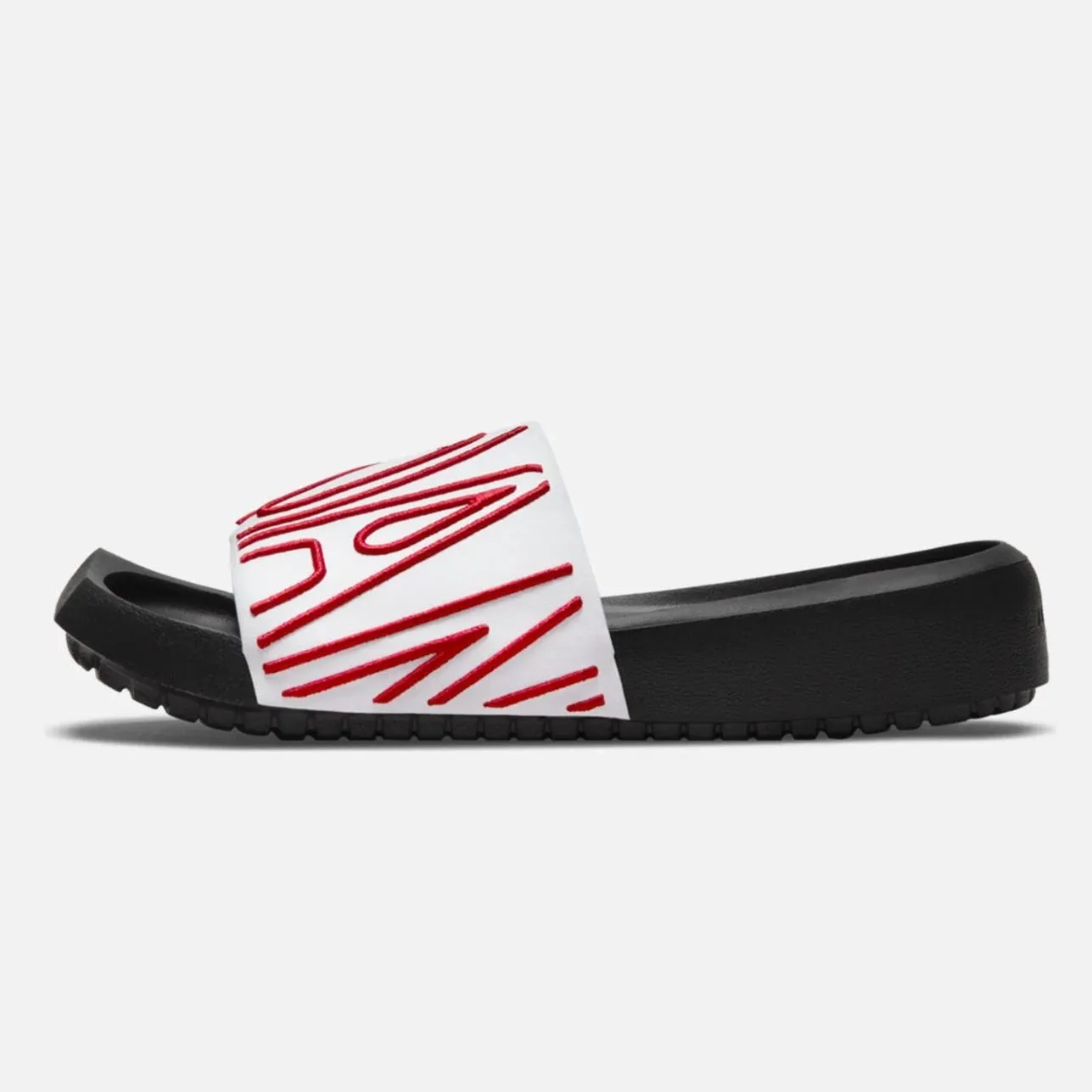 Air Jordan Nola Slides White Gym Red Long Wear Comfort Boost