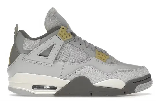 Smooth exterior Jordan 4 Retro SE Craft Photon Dust