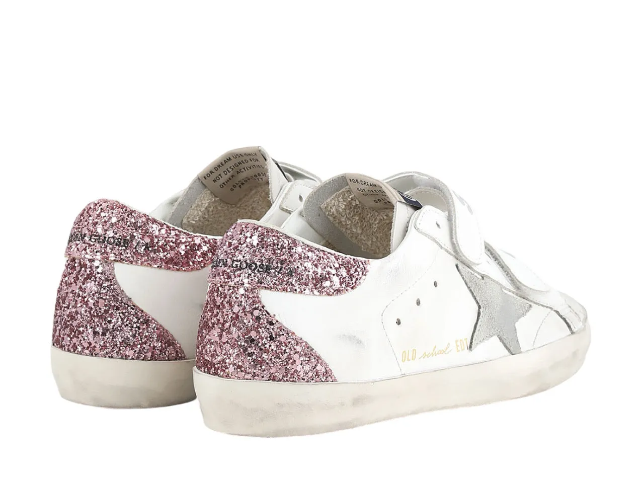 Golden Goose Femme Sneakers Old School White Ice Violet All-around traction