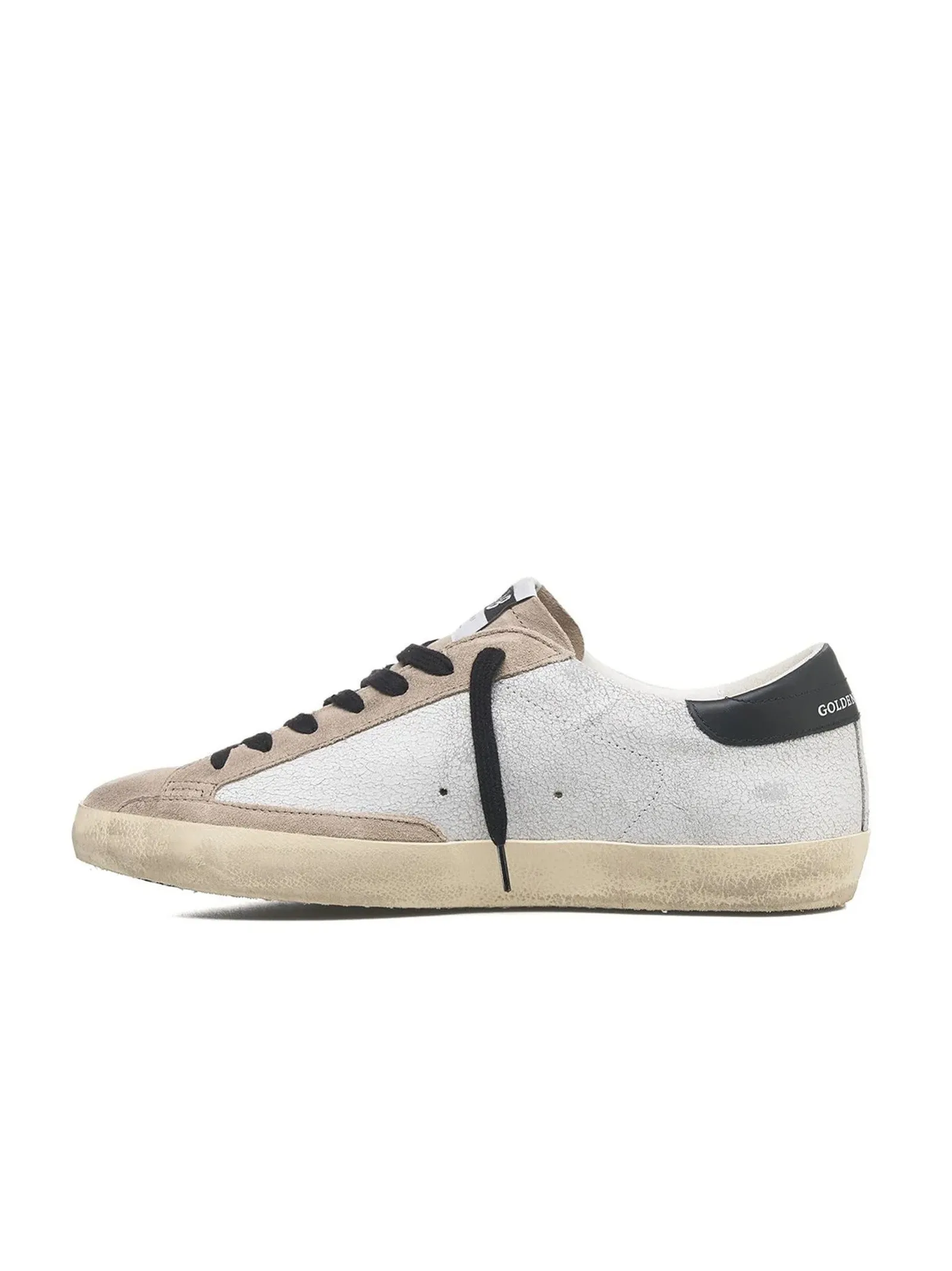 Lace System High arch support Golden Goose Super Star White Beige Blue Black
