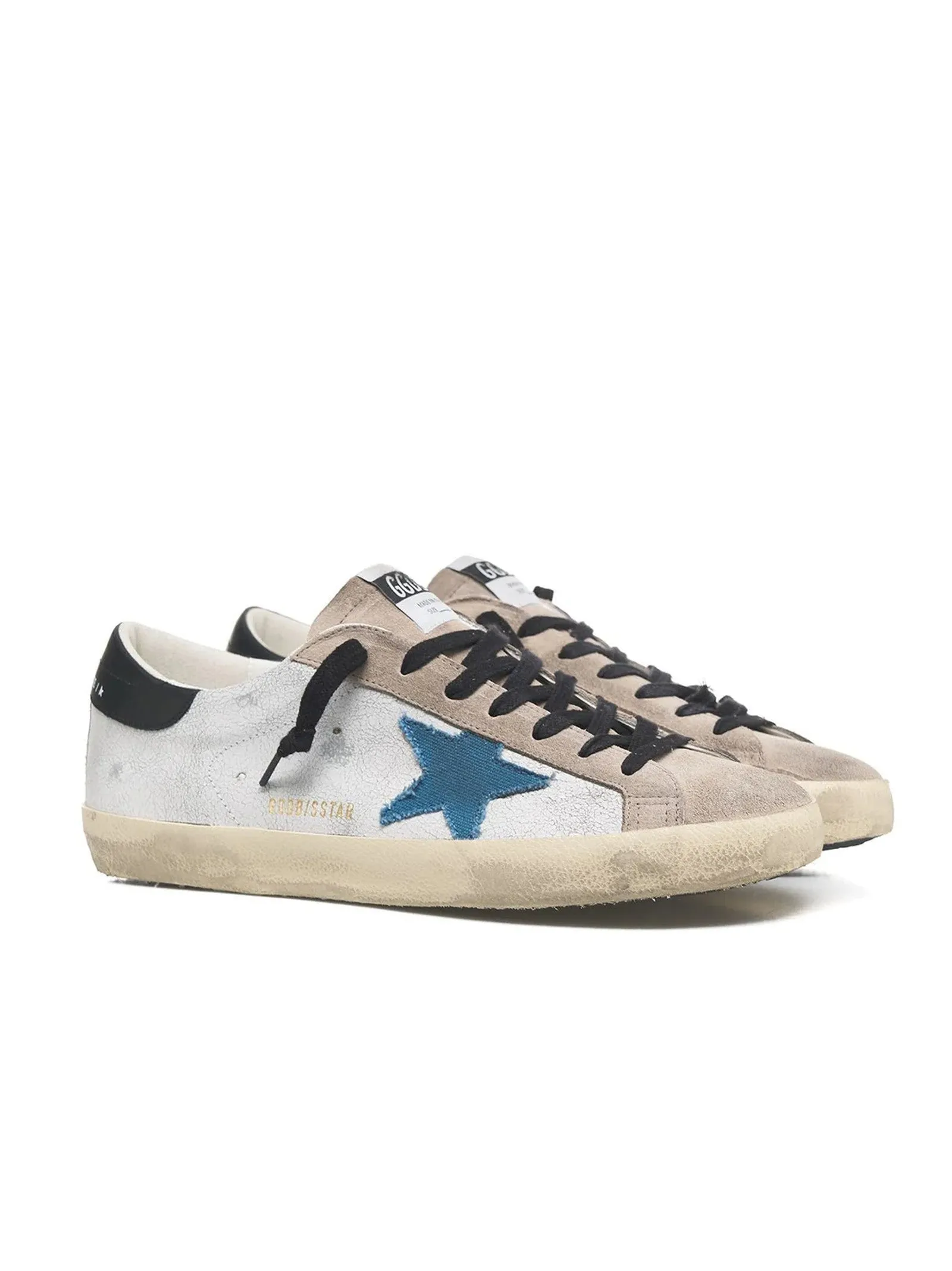 Thermal Regulating Interior Multi Directional Tread Golden Goose Super Star White Beige Blue Black