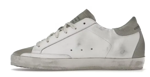 Golden Goose Super-Star White Grey Red (Women's) Memory foam insole
