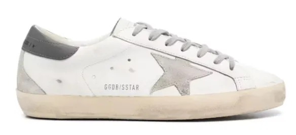 TPE Compression Foam Golden Goose Super-Star White Grey (Women's)