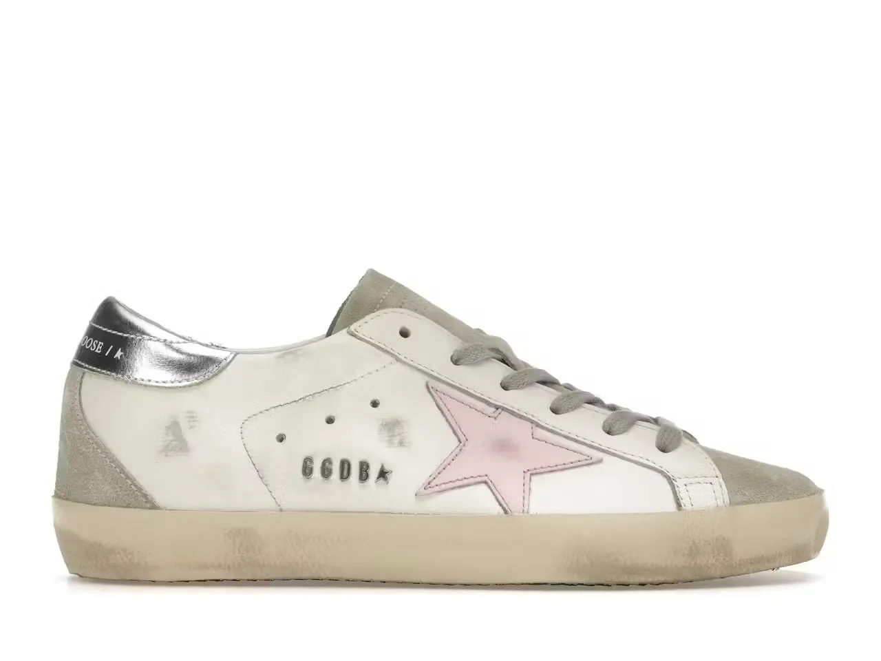 Slip Resistant Sculpted stability Golden Goose Super-Star White Ice Orch (Women's)