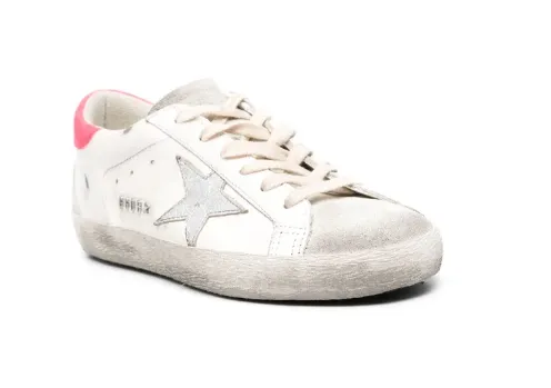 Outsole Traction perforated Golden Goose Super-Star White Ice Silver Lob (W)
