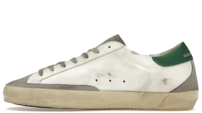 Cool Fit GOLDEN GOOSE Super-Star White Silver Green