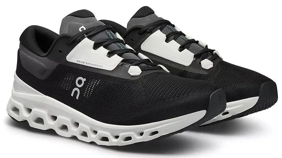 Cool Mesh Zip Up Design On Cloudstratus 3 Black Frost (M)