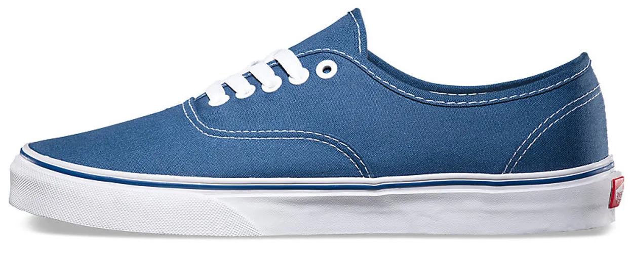 Vans Authentic Navy Airy Lining Slip   On Design