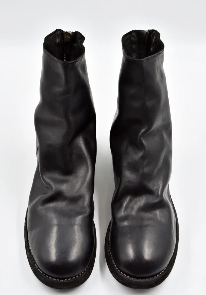 Sneaker Bags GUIDI 796Z SOFT HORSE FULL GRAIN LEATHER SHORT BOOTS BLACK