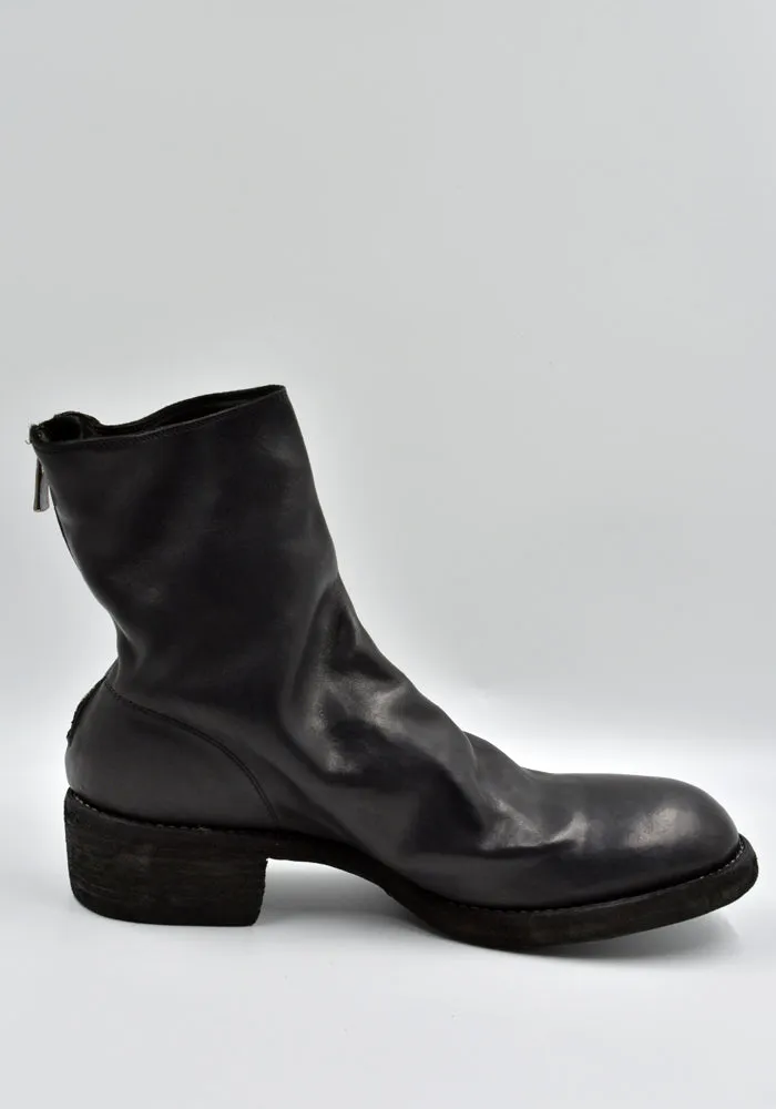 Fast Motion GUIDI 796Z SOFT HORSE FULL GRAIN LEATHER SHORT BOOTS BLACK