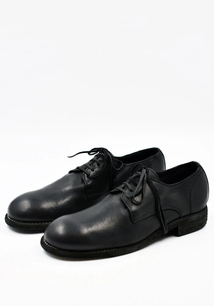 Fitness Edge GUIDI 992X DONKEY FULL GRAIN LEATHER CLASSIC DERBY SHOES BLACK