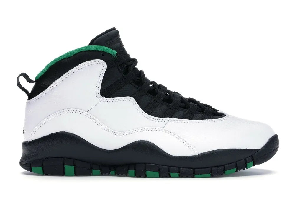 Friction control walking shoes Jordan 10 Retro Seattle