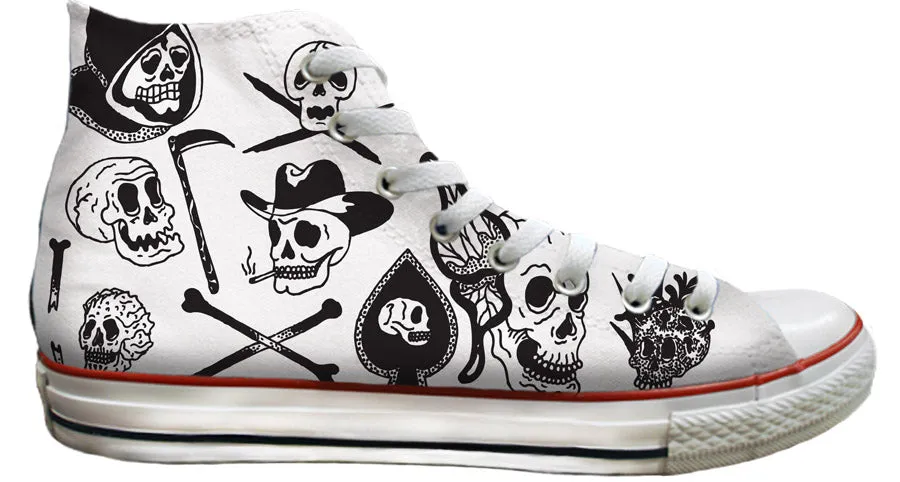 Baggins Original Hi Top Chris Savage Skull Club Pace
