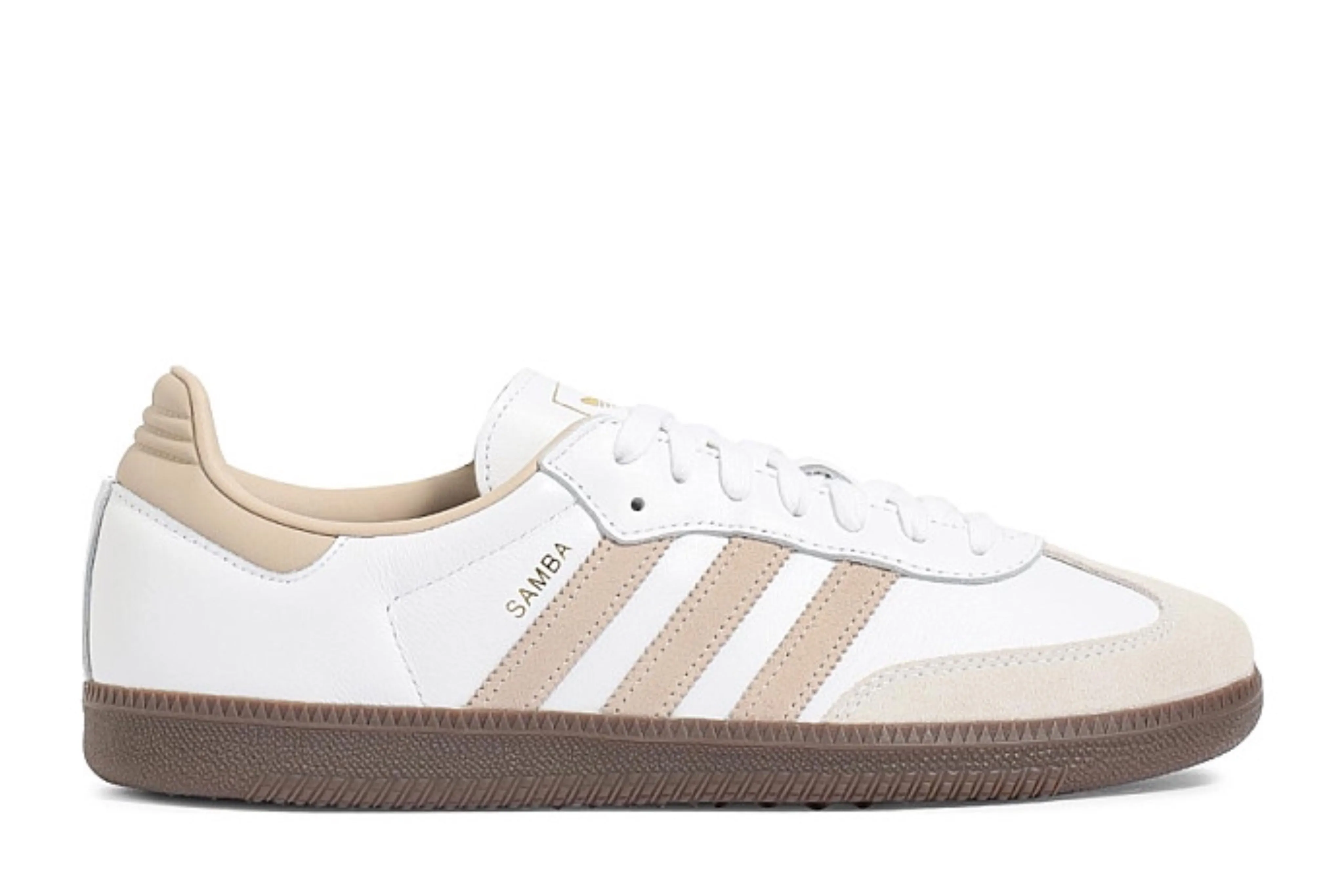 Adidas Samba OG White Beige Gum Dynamic look Cushioned performance