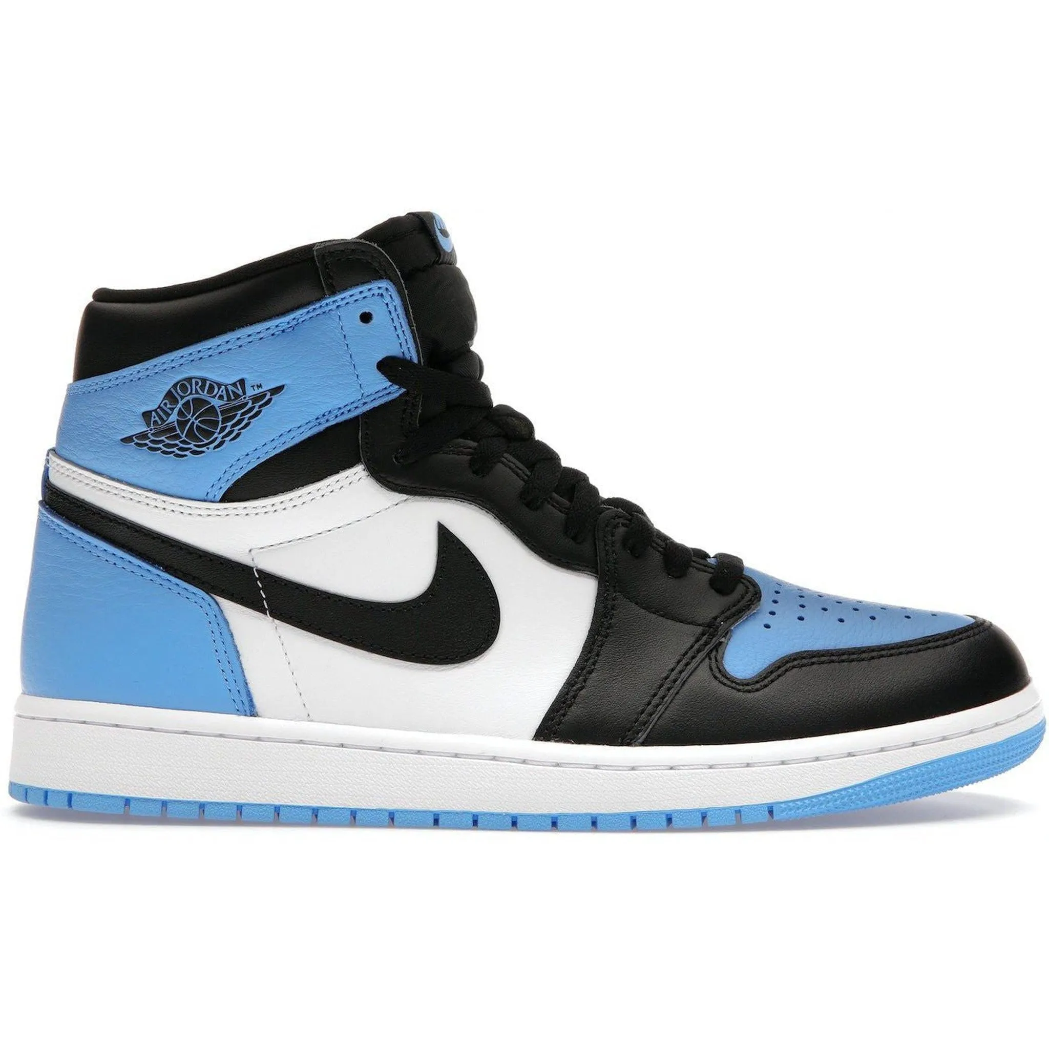 High-Energy Performance Jordan 1 Retro High OG UNC Toe