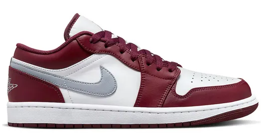 Jordan 1 Low White Bordeaux Street Friendly No Hassle