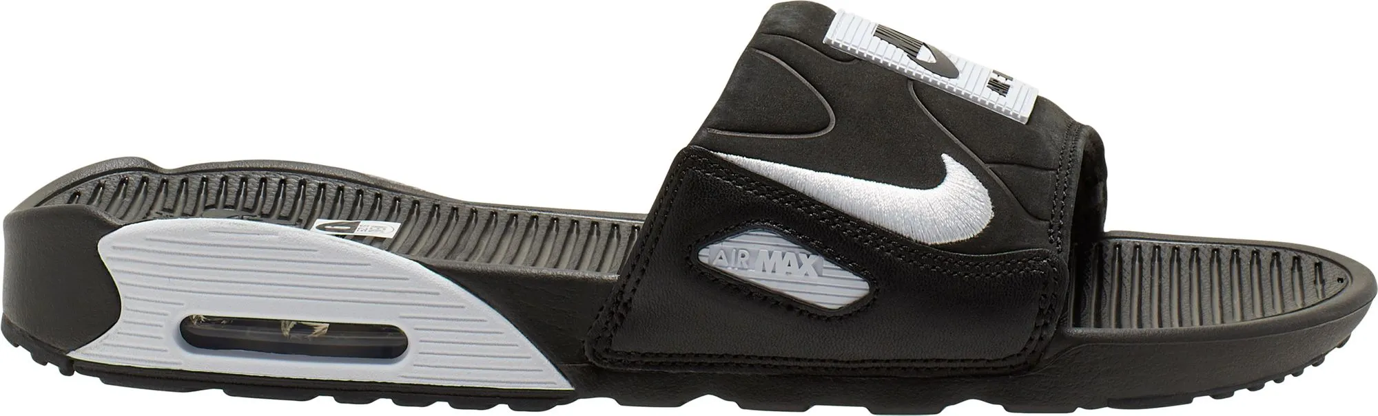 Regular Fit Nike Air Max 90 Slides Black