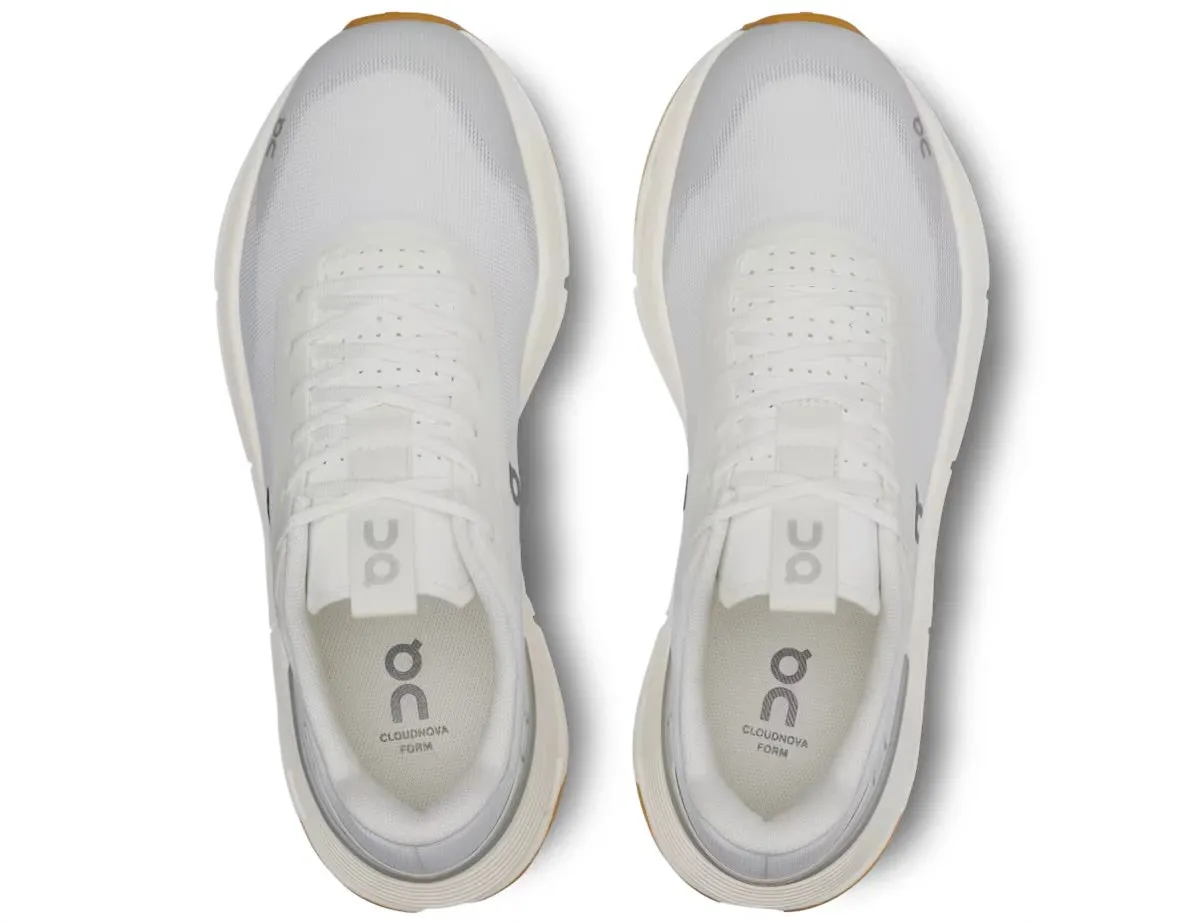 Thermoregulating Fabric Flexibility Support On Running Cloudnova Form 2 White Ivory (Women's)
