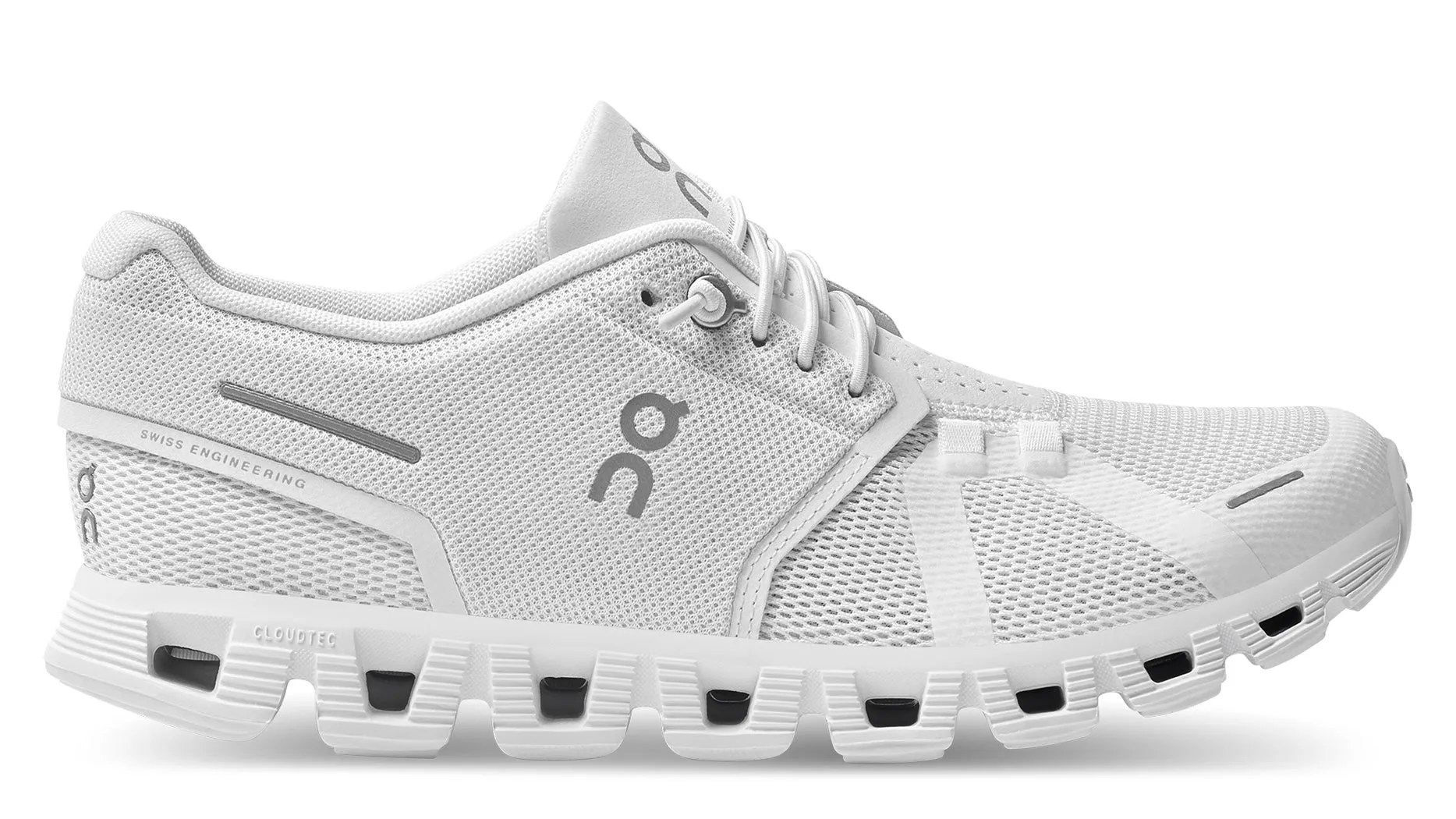 Comfort-Oriented Heat Dissipating Layers On Running Cloud 5 All White (Men's)