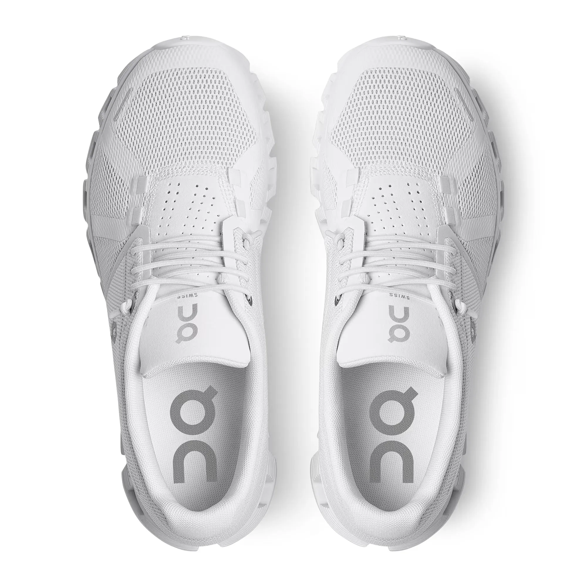 Rubber Tread On Running Cloud 5 All White (Men's)